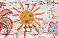 sun mural