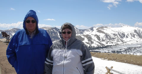 mom and dad rocky mountains