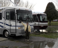 Annette and flooded RV