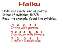 How to write haiku in english