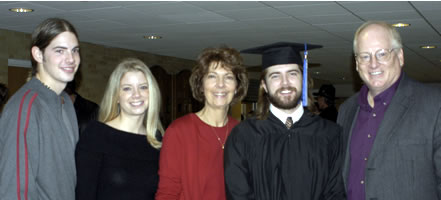 Ben, Brooke, Pam, Blake, Larry Graduation