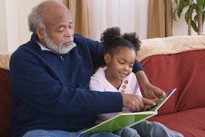 reading to child