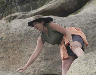 Annette Climbing