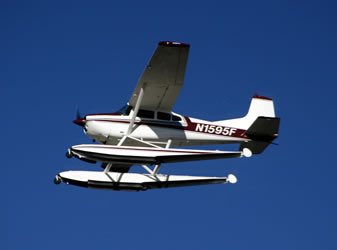 seaplane closeup